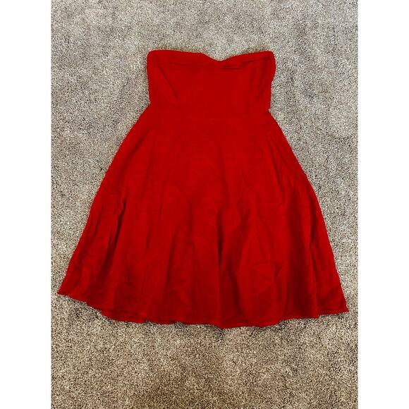 Express Strapless Fit & Flare Dress size XS - Picture 1 of 6